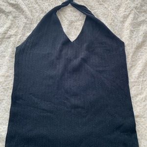 Tie back black top